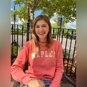 Naples FL sweatshirt pink